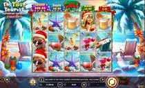 The Tipsy Tourist - Christmas Vacation Slots BetSoft Buy FeatureCollect BonusHold and Win Scatter SymbolStacked WildWild Symbol