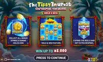 The Tipsy Tourist - Christmas Vacation Slots BetSoft Buy FeatureCollect BonusHold and Win Scatter SymbolStacked WildWild Symbol