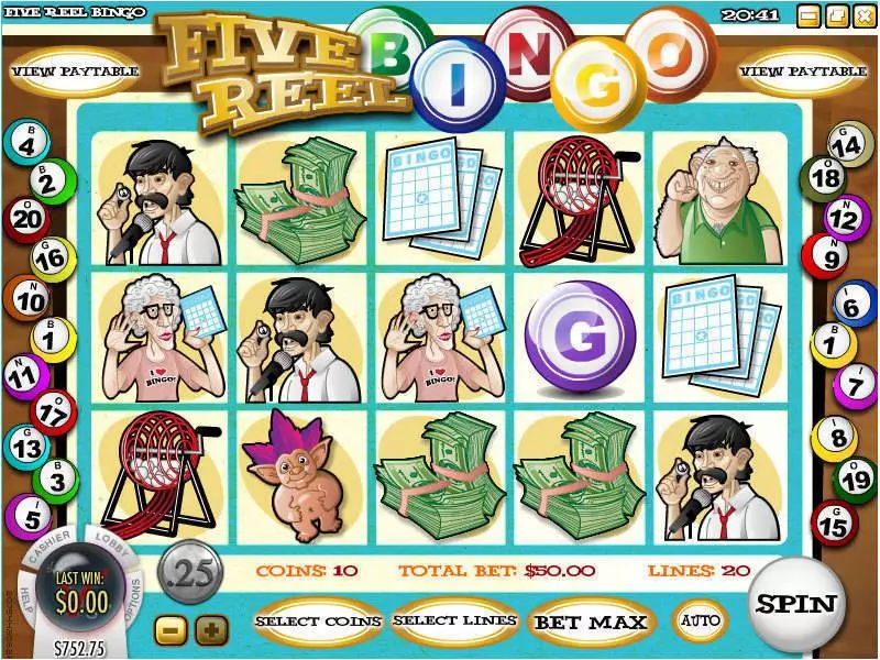 5 Reel Bingo Slots Rival Free Spins
