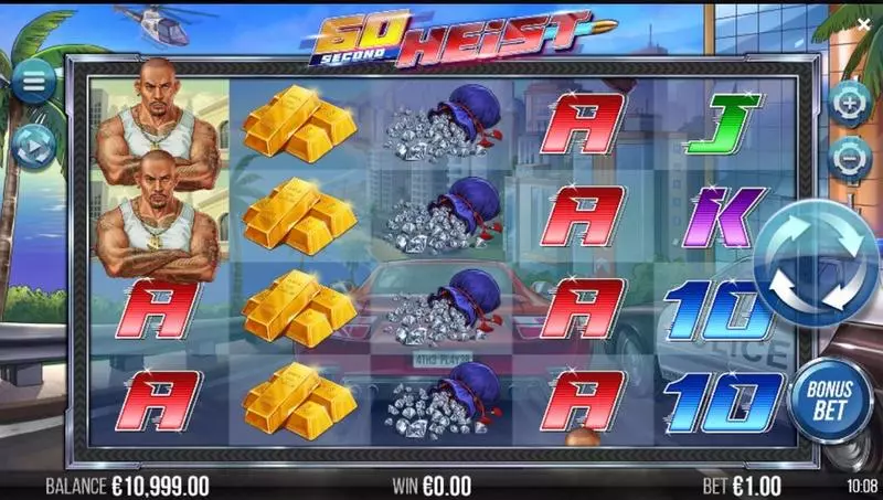 60 Second Heist Slots 4ThePlayer Free Spins