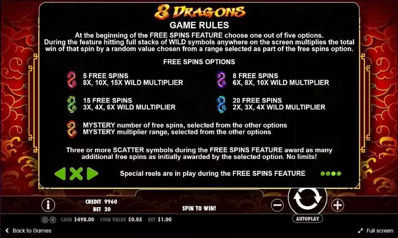 8 Dragons Slots Pragmatic Play Free Spins