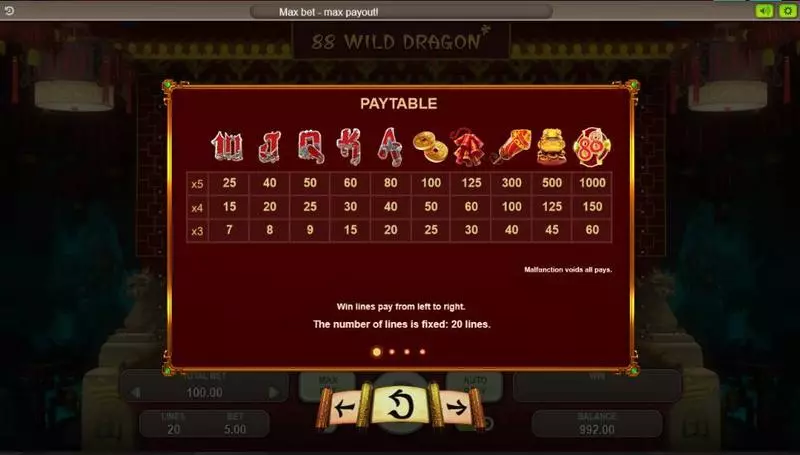 88 Wild Dragons Slots Booongo Free Spins