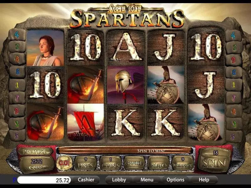 Age of Spartans Slots Saucify Free Spins