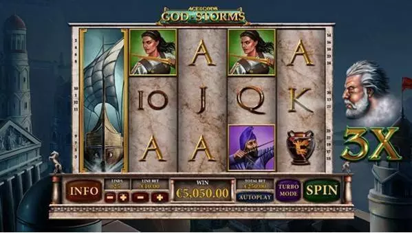 Age of the Gods - God of Storms Slots PlayTech Re-Spin