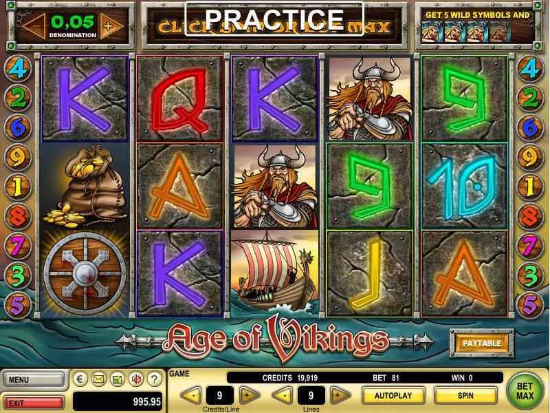 Age of Vikings Slots GTECH Second Screen Game