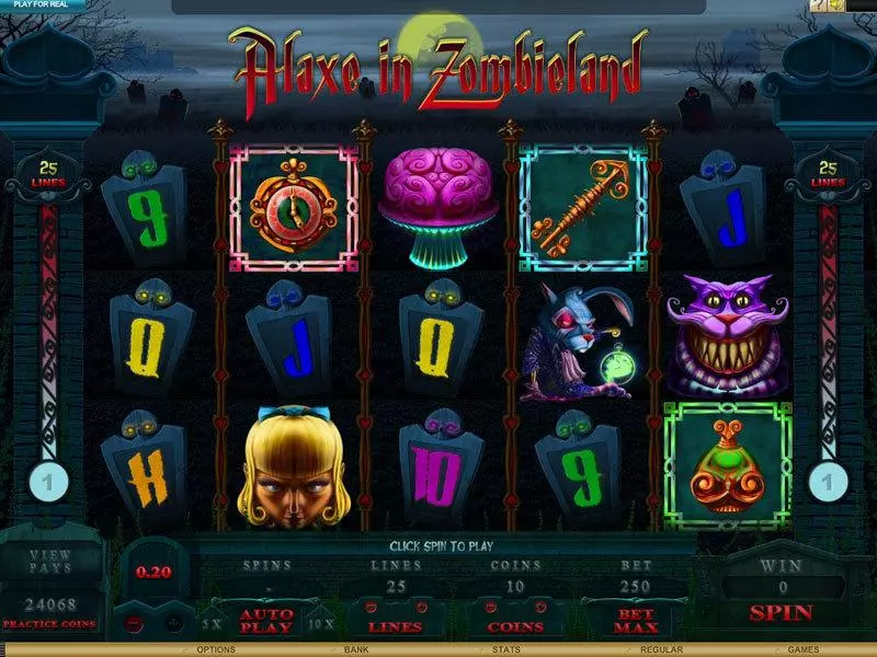 Alaxe in Zombieland Slots Genesis Free Spins