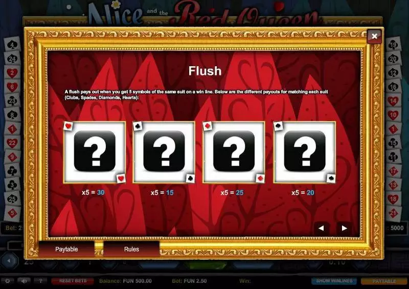 Alice and the Red Queen Slots 1x2 Gaming 