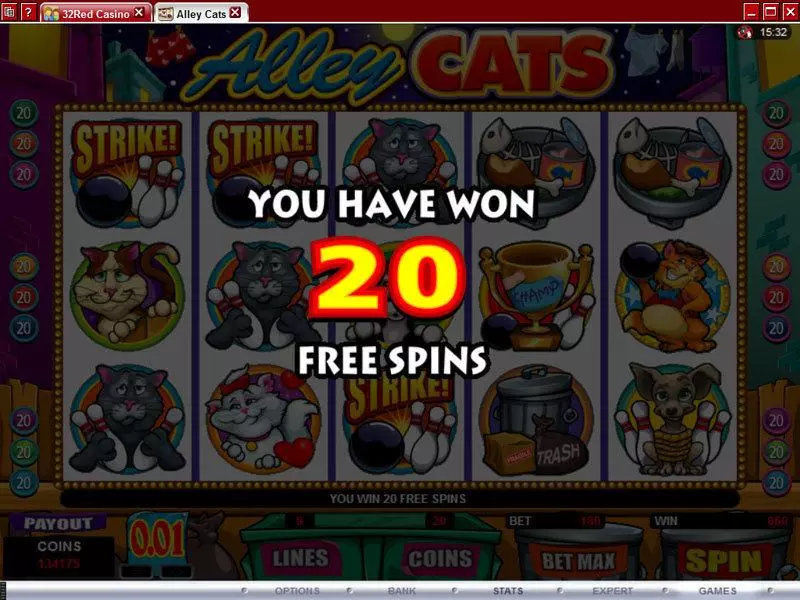 Alley Cats Slots Microgaming Free Spins