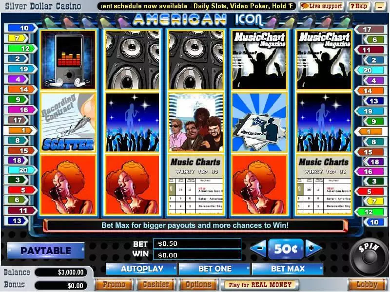 American Icon Slots Vegas Technology Free Spins