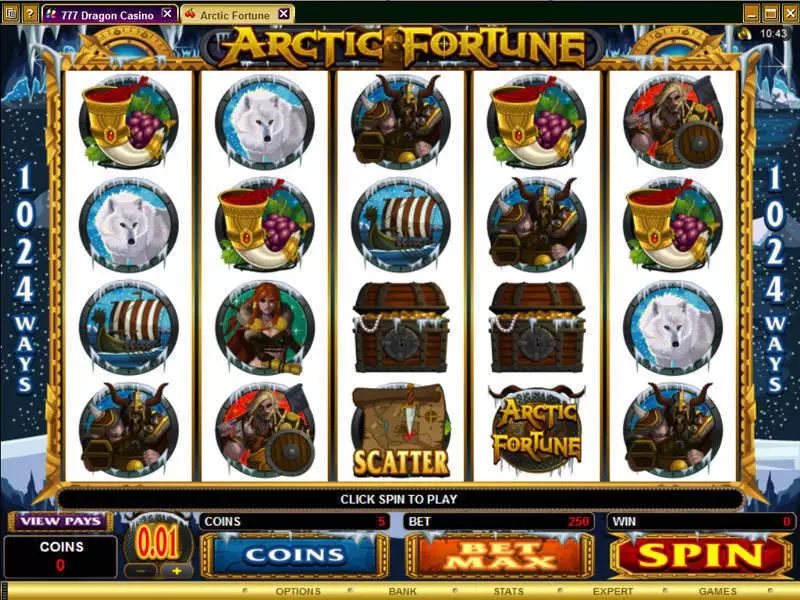 Arctic Fortune Slots Microgaming Free Spins