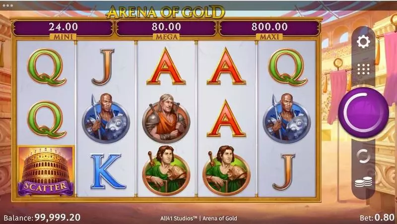 Arena of Gold Slots Microgaming Free Spins