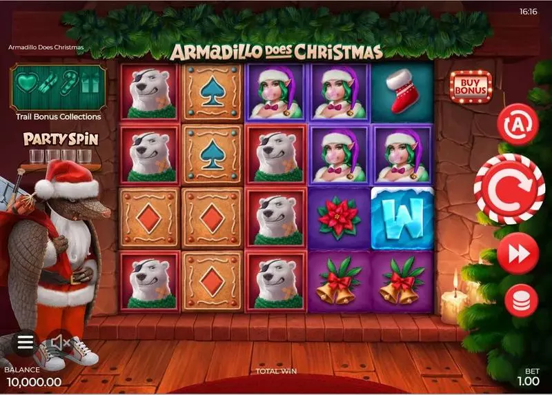 Armadillo Does Christmas 2023 Slots Armadillo Studios Buy Feature