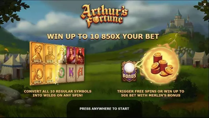 Arthur's Fortune Slots Yggdrasil Free Spins