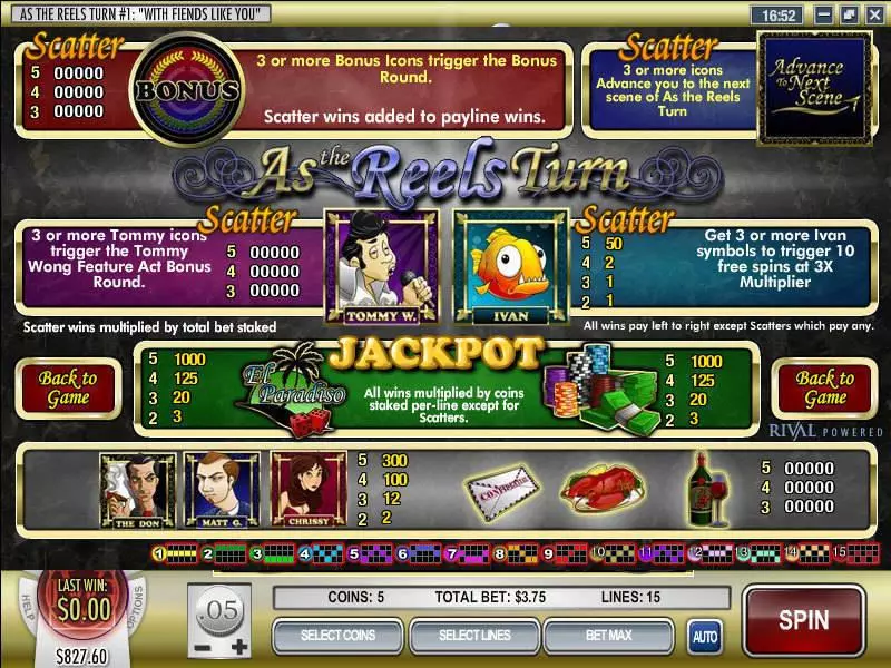 As the Reels Turn 1 Slots Rival Free Spins
