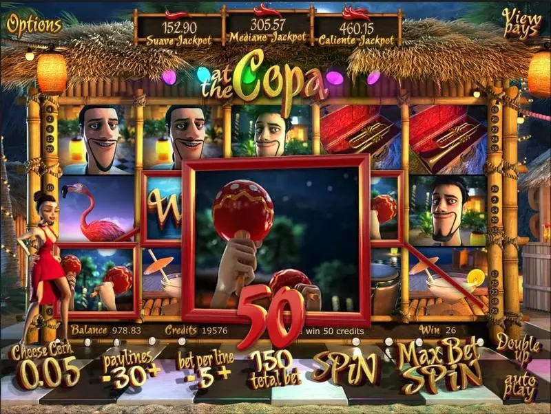 At the Copa Slots BetSoft Second Screen Game