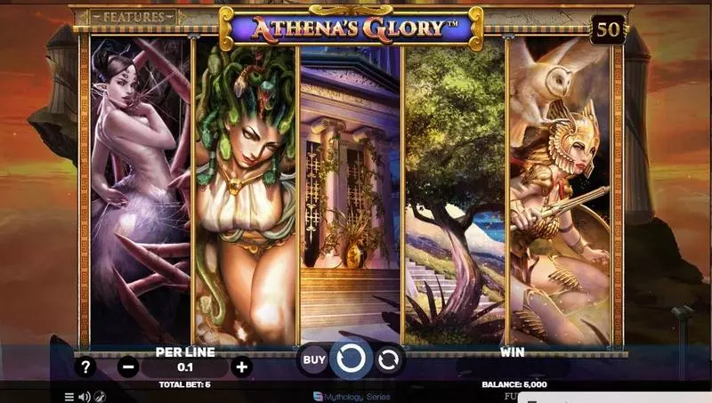 Athena's Glory Slots Spinomenal Buy Feature