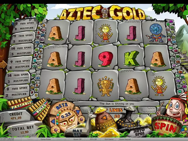 Aztec Gold Slots bwin.party Free Spins