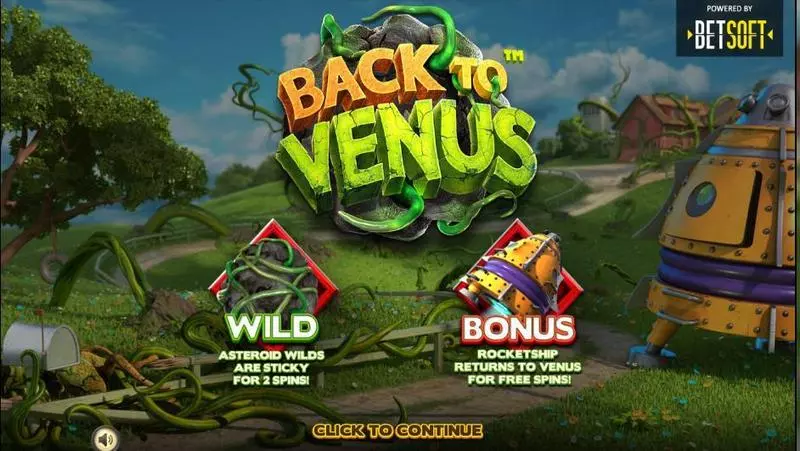 Back to Venus Slots BetSoft Free Spins
