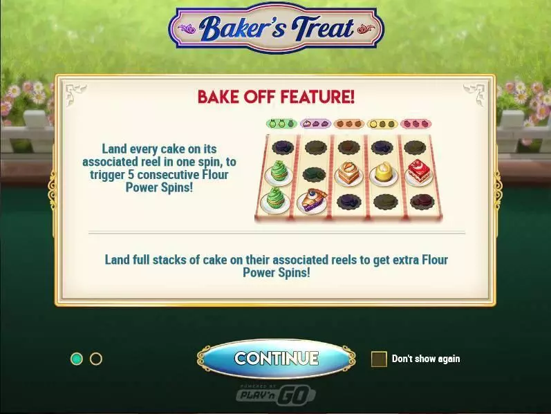 Baker's Treat Slots Play'n GO Free Spins