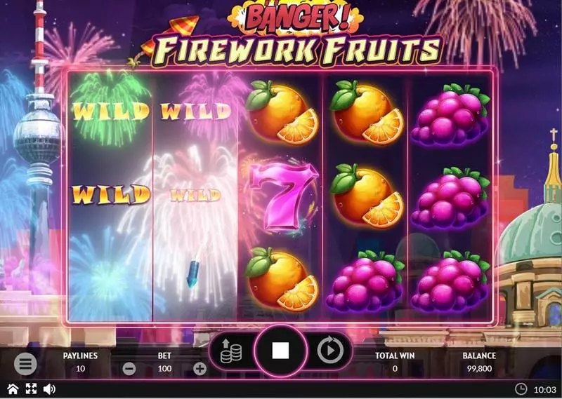 Banger! Firework Fruits Slots Apparat Gaming 