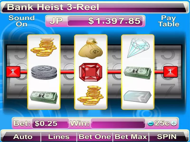 Bank Heist 3-reel Slots Byworth Free Spins