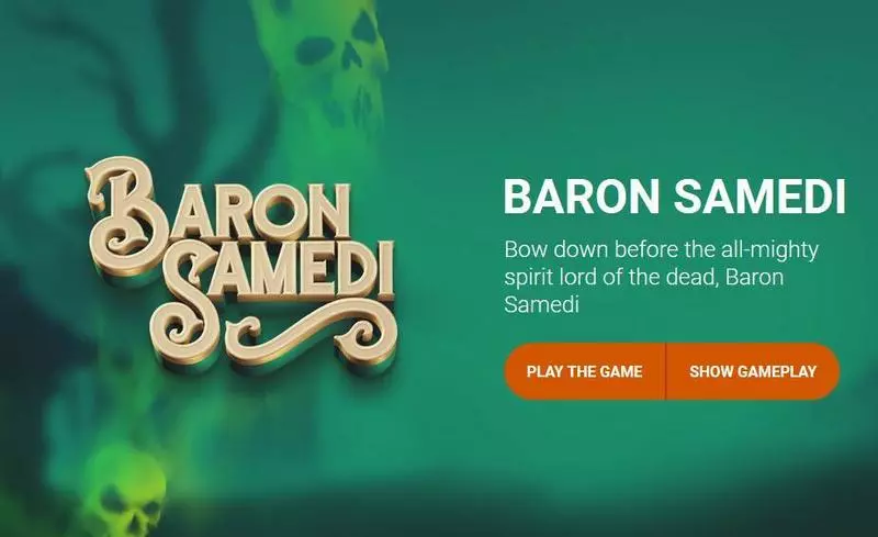 Baron Samedi Slots Yggdrasil Free Spins