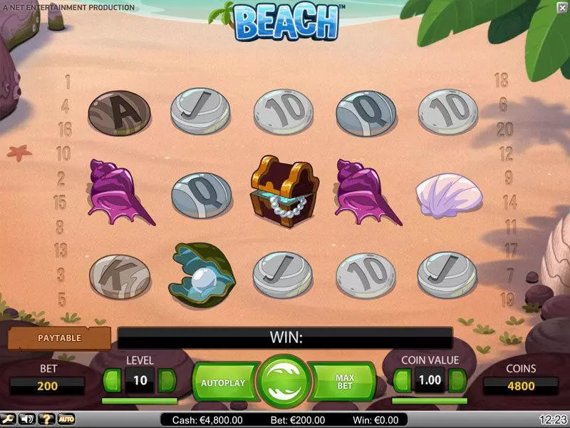Beach Slots NetEnt Free Spins