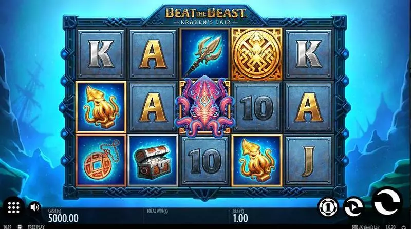 Beat the Beast: Kraken's Lair Slots Thunderkick Free Spins