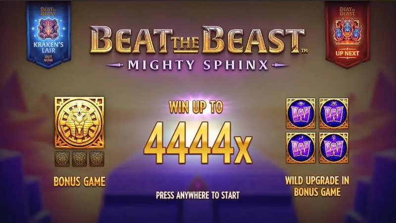 Beat the Beast: Mighty Sphinx Slots Thunderkick Free Spins