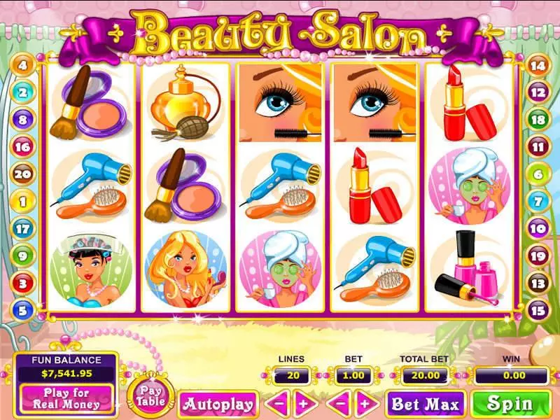 Beauty Salon Slots Topgame Free Spins