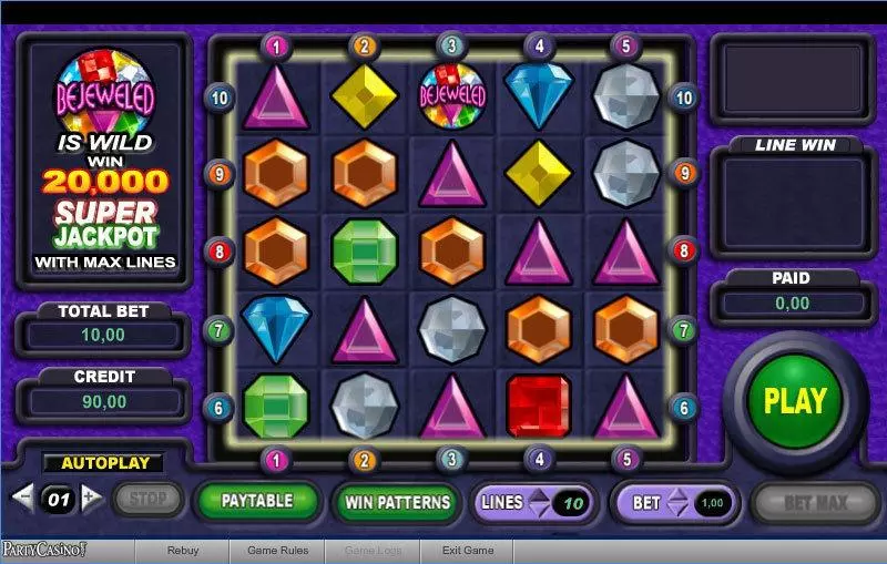 Bejeweled Slots bwin.party 