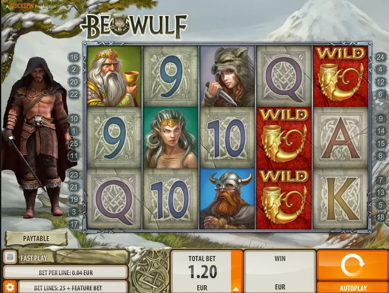 Beowulf Slots Quickspin Free Spins