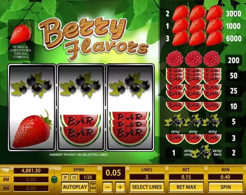 Berry Flavors Slots Topgame 