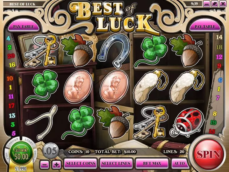 Best of Luck Slots Rival Free Spins