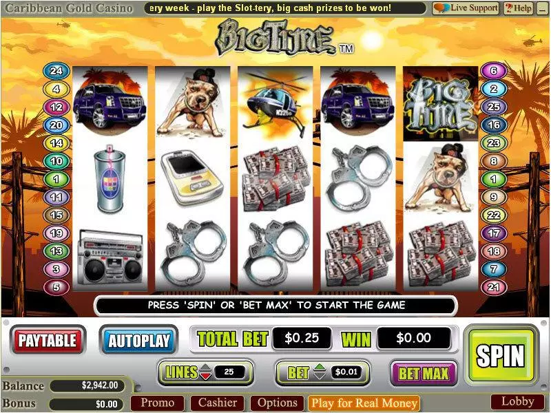 Big Time Slots WGS Technology Free Spins