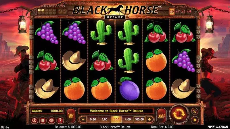 Black Horse Deluxe Slots Wazdan Buy Feature