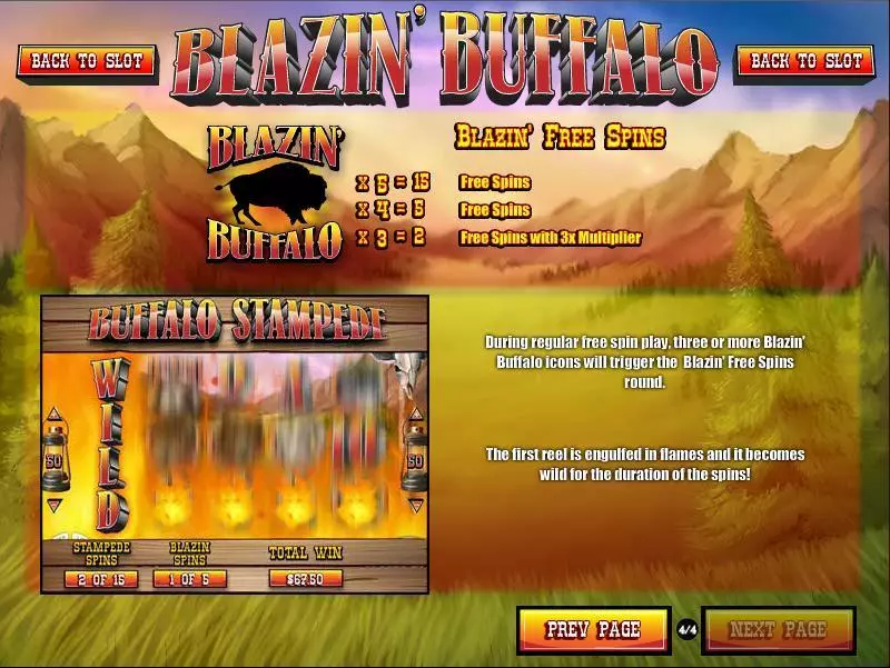 Blazin' Buffalo Slots Rival Free Spins