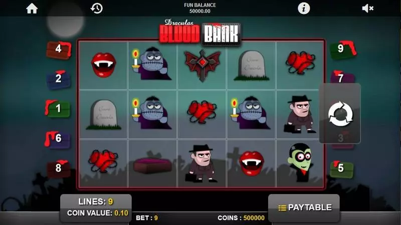 Blood Bank Slots 1x2 Gaming Free Spins