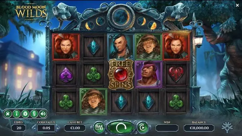 Blood Moon Wilds Slots Yggdrasil Free Spins