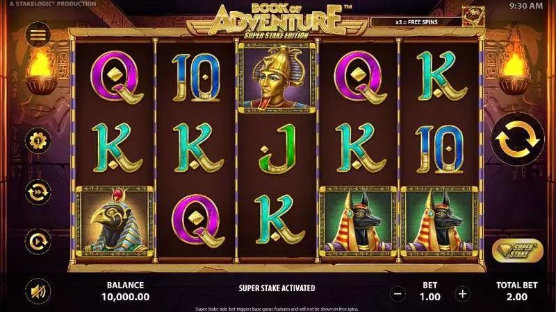 Book of Adventure: Super Stake Edition Slots StakeLogic Free Spins
