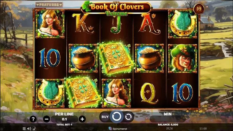 Book Of Clovers – Extreme Slots Spinomenal Free Spins