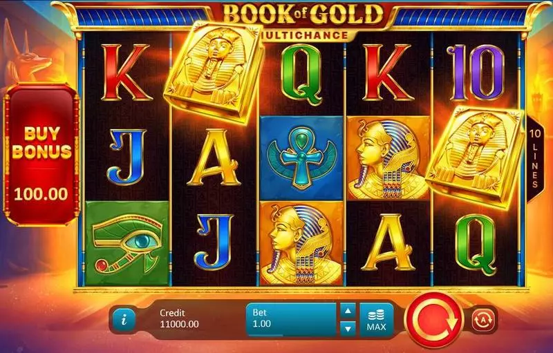 Book of Gold: Multichance Slots Playson Buy Feature
