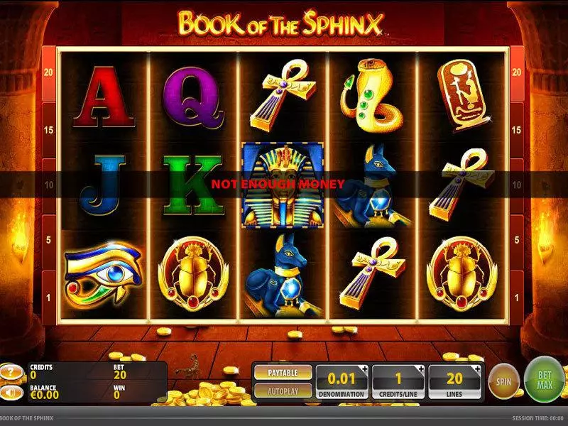 Book of the Sphinx Slots GTECH Free Spins