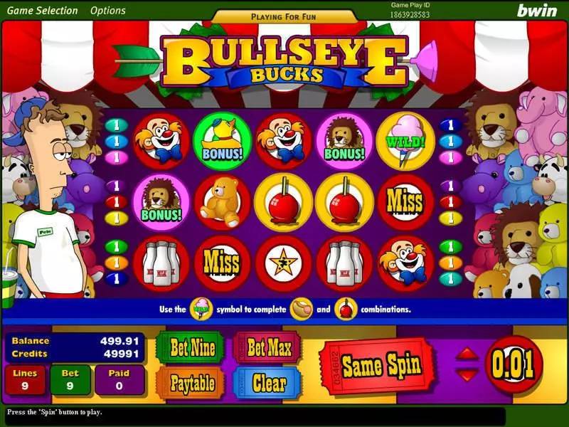 Bulls Eye Bucks Slots Amaya Second Screen Game