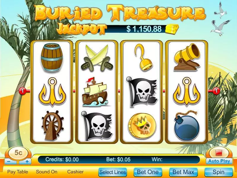 Buried Treasure Slots Byworth Second Screen Game