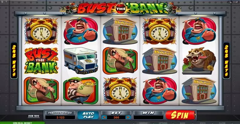 Bust the Bank Slots Microgaming Free Spins