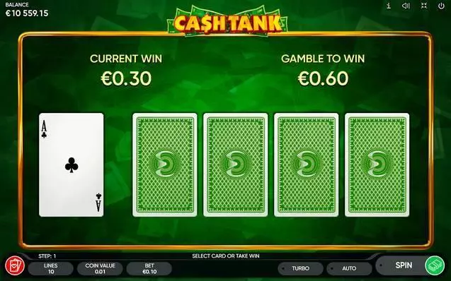 Cash Tank Slots Endorphina Re-Spin