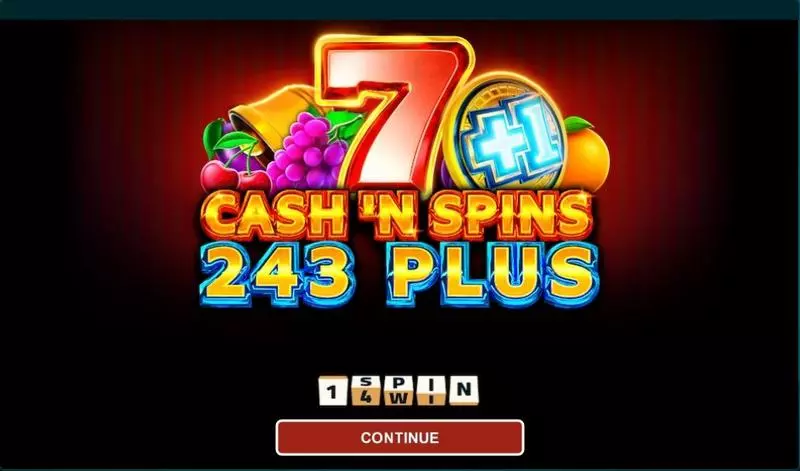 Cash'n Spins 243 Plus Slots 1Spin4Win Bonus Game