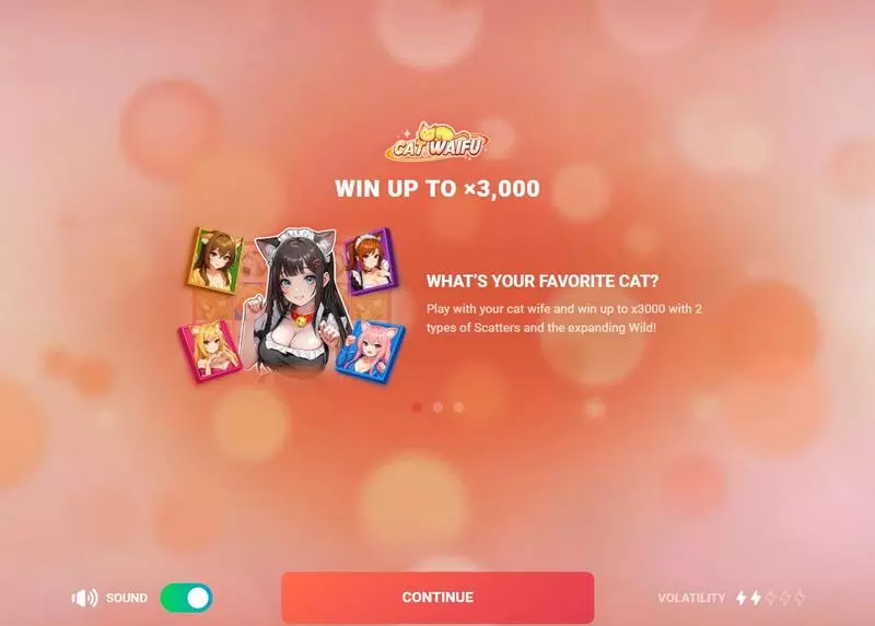 Cat Waifu Slots TrueLab Games 