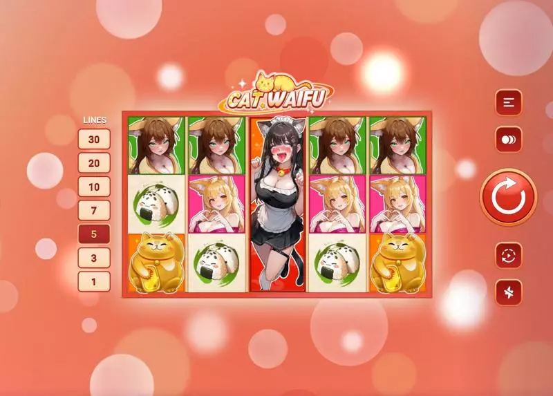 Cat Waifu Slots TrueLab Games 